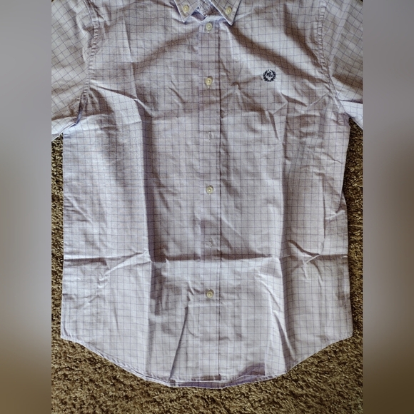 Ralph Lauren Youth Lavender Plaid Button Down Shirt NWOT - Picture 7 of 13